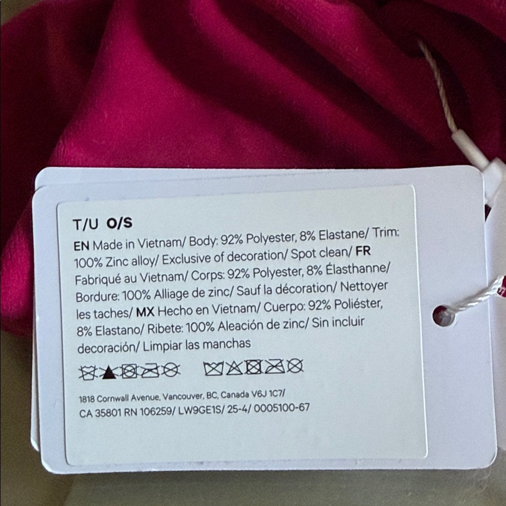 🆕 LULULEMON Uplifting Oversized Scrunchie Velvet Berry Rumble NWT - Picture 6 of 9